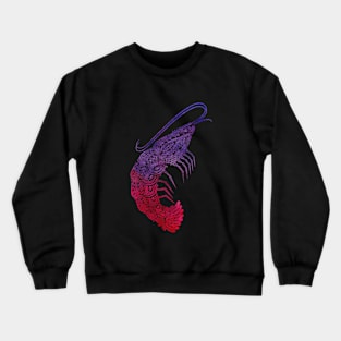 Shrimp pattern Crewneck Sweatshirt